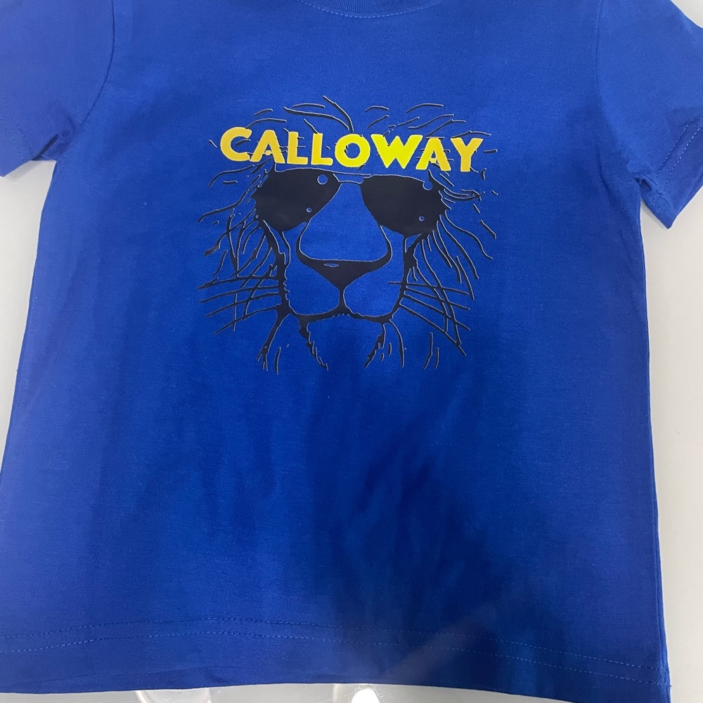 Kids Blue Lion Graphic T-Shirt